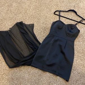 BCBGeneration High Low Black Dress 0